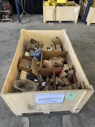Lot #59 Crate of Misc Bolts, Bits & Nuts - product listing photo