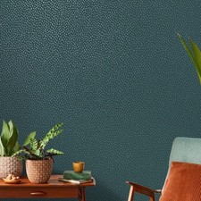 Image of Heavyweight Wallpaper - Dark Teal Detail - Holden Decor 36143 - Washable Vinyl