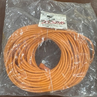 IFM EVT006 Single-Ended Cordset, 5 Pins, Orange, PVC, 25m Cable