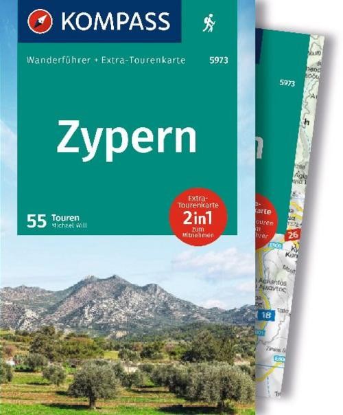 KOMPASS Wanderführer Zypern, 55 Touren mit Extra-Tourenkarte Michael Will