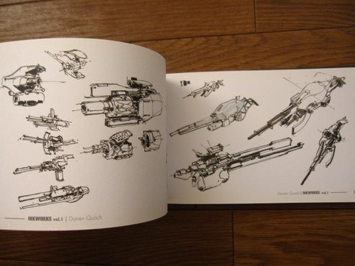 Inkworks Ghost in the Shell Tachikoma Art Book HC Darren Quach Rare Out of - Picture 5 of 11