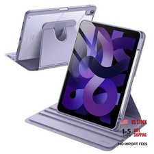 Rotating Case ONLY for iPad Air 11-Inch M4/M3/M2 2026/2025/2024 , iPad Purple