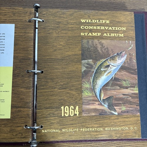 Wildlife National Conservation Federation Stamp Album 1959 To 1969 Complete - Picture 14 of 24