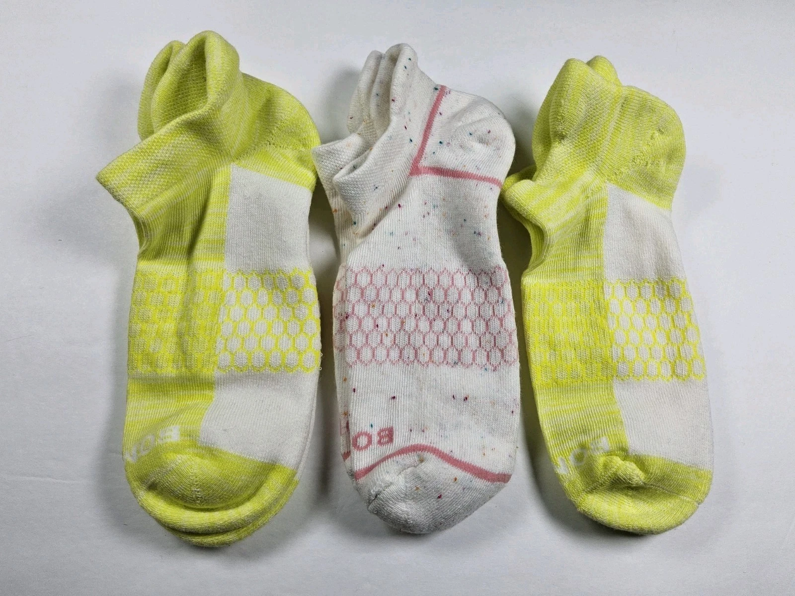 Bombas Original Ankle Socks Lot Of 3 Pairs Size L