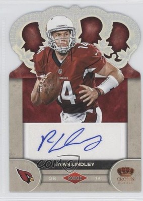 2012 Crown Royale Rookie Signatures Holo Silver 5/25 Ryan Lindley Auto RC 0f8