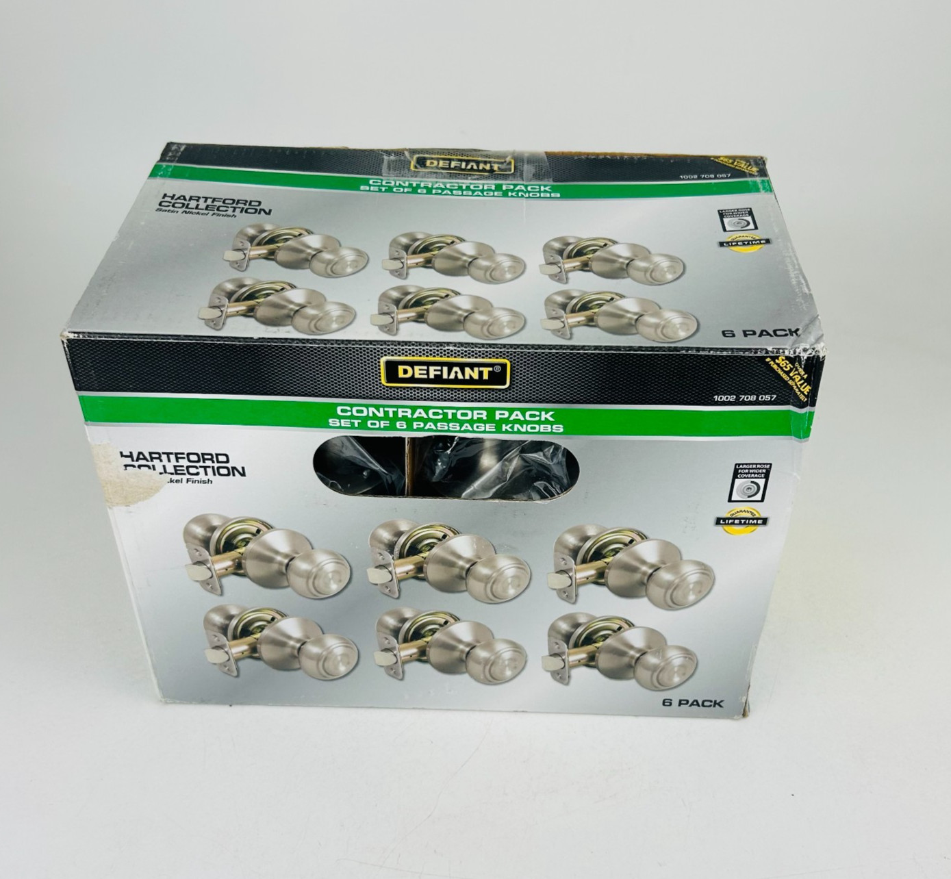 Hall And Closet Door Knob Contractor Pack (6-piece)