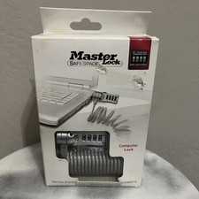 MASTER LOCK Safe Space COMPUTER LOCK security on the Go brand new SEALED FACTORY