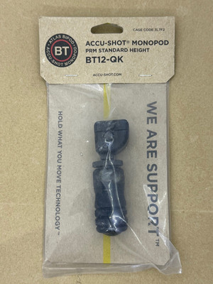 ACCU-SHOT PRM PRECISION RAIL MONOPOD STANDARD BT12-QK WITH QUICK KNOB 3.75-4.65''