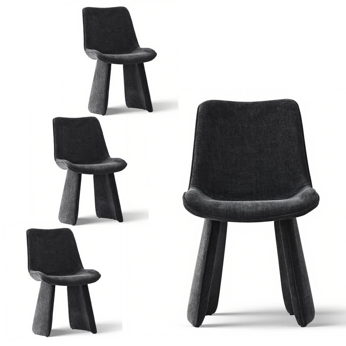 S Set Of 4 Modern Kitchen&dining Room Chairs Side Chairs