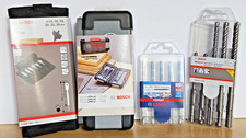 Bosch Tool Accessories Kit Bundle- Wood , SDS+ Drill bits, Multiconstruction..