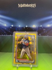2024 Bowman Chrome Sapphire Alexander Albertus 1st Yellow /75 #BCP-156 Dodgers