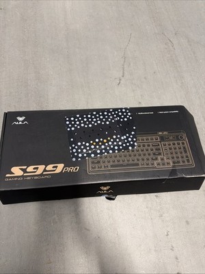 AULA S99 Pro Wireless Keyboard, Gaming Keyboards Media Knob Custom RGB Backli...