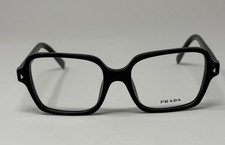 NEW Prada VPR A02 Eyeglasses - Black Square F...