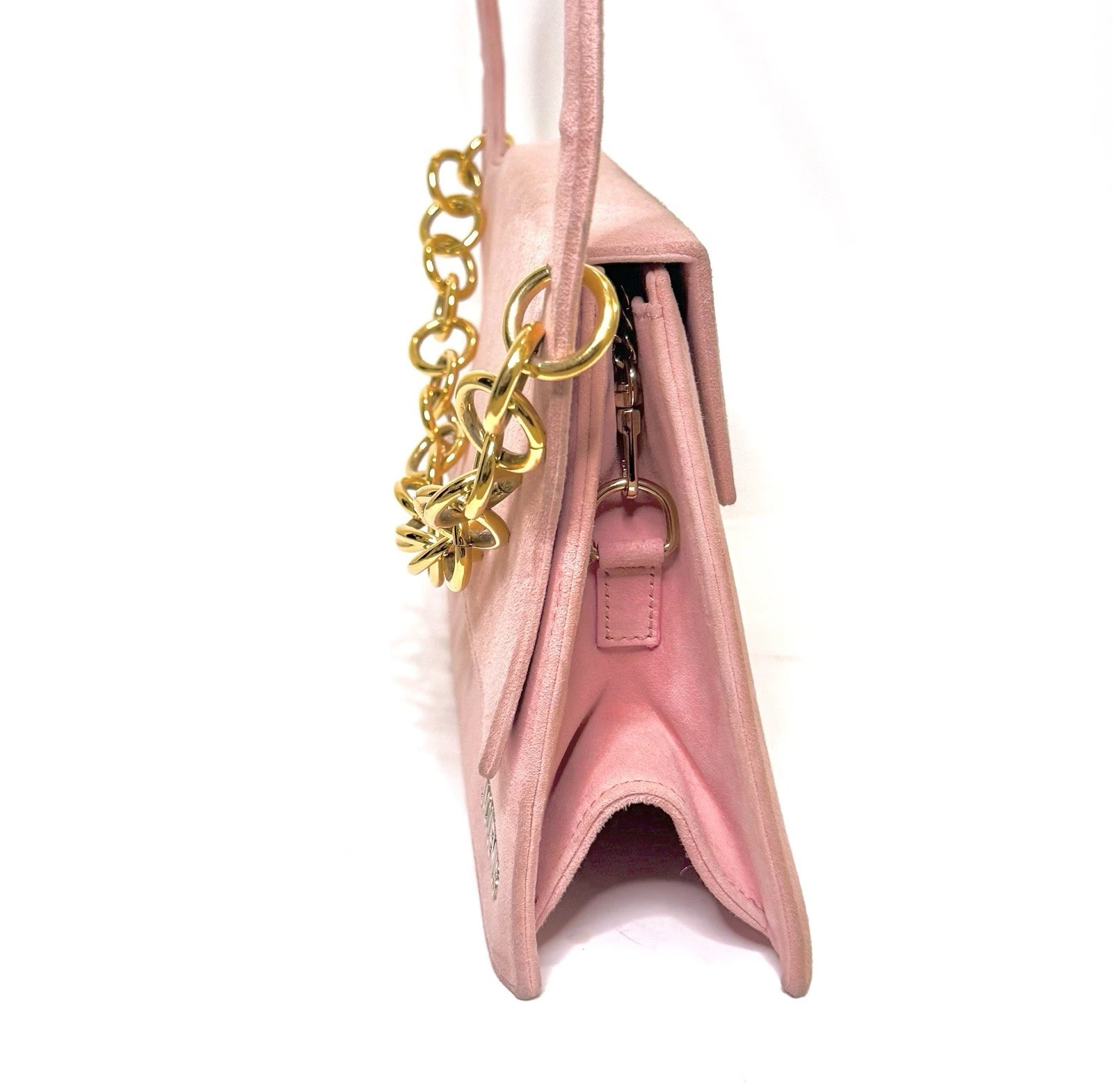 Borsa Jacquemus Le sac Rond pelle scamosciata rosa millennial settimana moda Parigi 2017