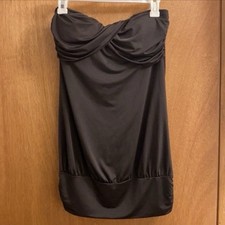 Forever 21 Black Strapless Mini Dress Party/Cocktail Size Large  