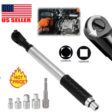 12 Offset Extension Wrench Impact Ratchet Extender For Electric Drill Adapter