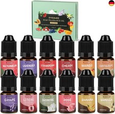 DYESMEE Seifenduftöl, 12 x 6 ml Duftöl zur Seifenherstellung, Seifenaroma in L