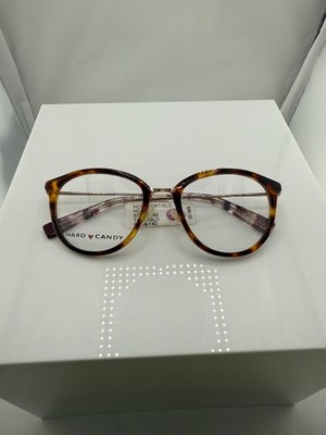 Hard Candy HC57 Eyeglasses Frame Tortoise Gold 51-19-140 NWT