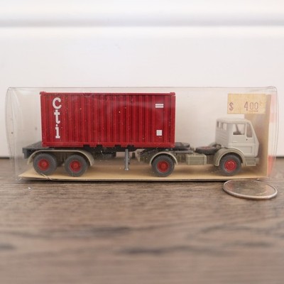 WIKING Ho 1/87 MB Mercedes-Benz 1617 Stahl Container Cti Sattelzug IN Box #526