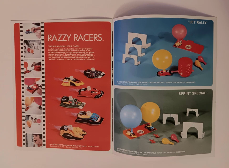 AURORA TOYS (1972) CATALOG THE IMPOSTERS, WHEELIE TRIKE RACE SET, RAZZY RACERS!! - Image 4 of 4
