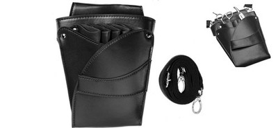Efalock Scherentasche BLACK WESTERN 20,5 x 16 x 4 cm schwarz Arbeitstasche