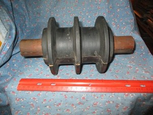 ccc. 1890's-1920's Foundry Pattern  Industrial Art Decor Mold 2 Piece 9 5/8" Lon