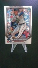 Topps 2025 Bowman Chrome Hurston Waldrep Rookie #61 Atlanta Braves Baseball Card