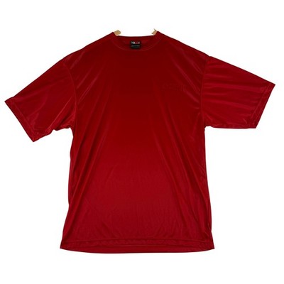 Southpole Performance Tee Mens L Red Short Sleeve Mesh Athletic Shirt Paper thin