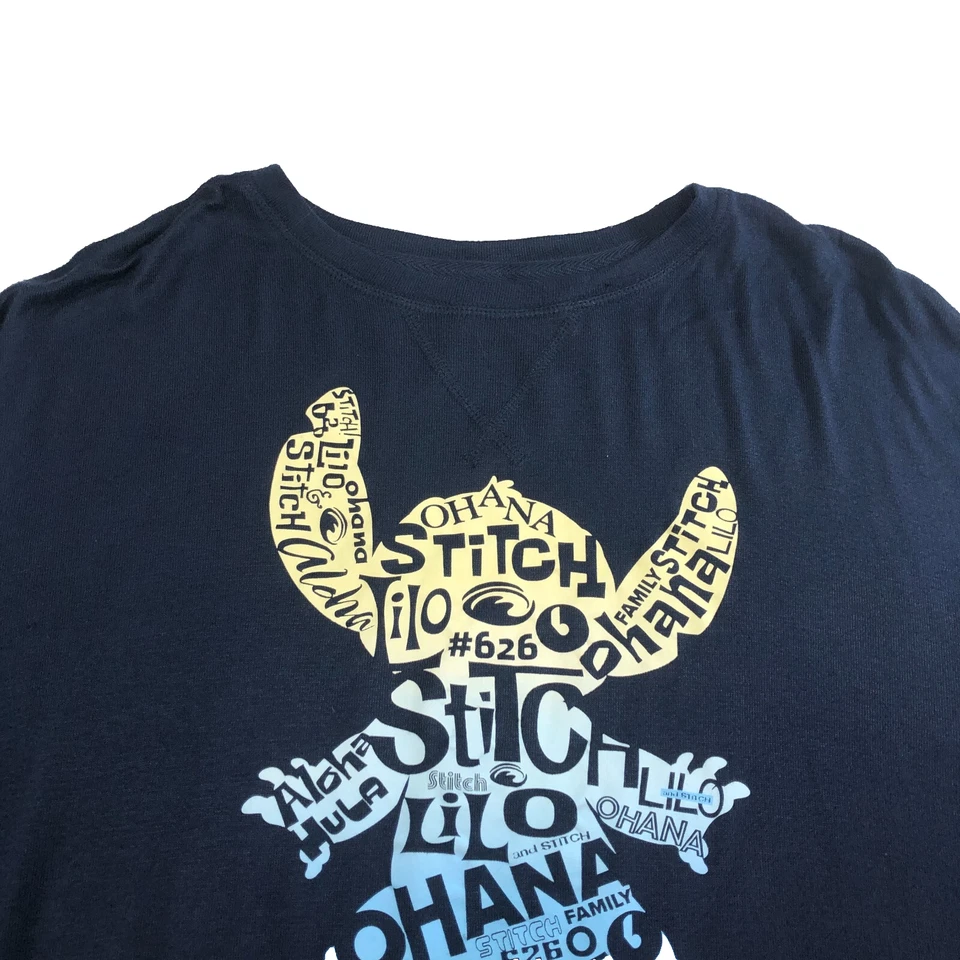 Lote de 2 Camisas para Dormir Disney para Mujer Lilo & Stitch y Top Minnie Mouse Talla S Azul Foto 3 de 4