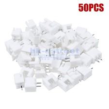 50PCS JST XH2.54mm 2 Pin Straight Wire Cable Connector Header Male PCB US SHIP 