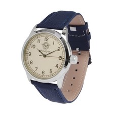 Ailage British RAF Pilot Watch Blue Strap Water resistance depth 30meter