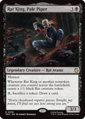 Rat King, Pale Piper - 19 - NM - Commander: Teenage Mutant Ninja Turtles