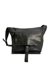 YOHJI YAMAMOTO Y’s Black Leather Shoulder Bag Japan Used