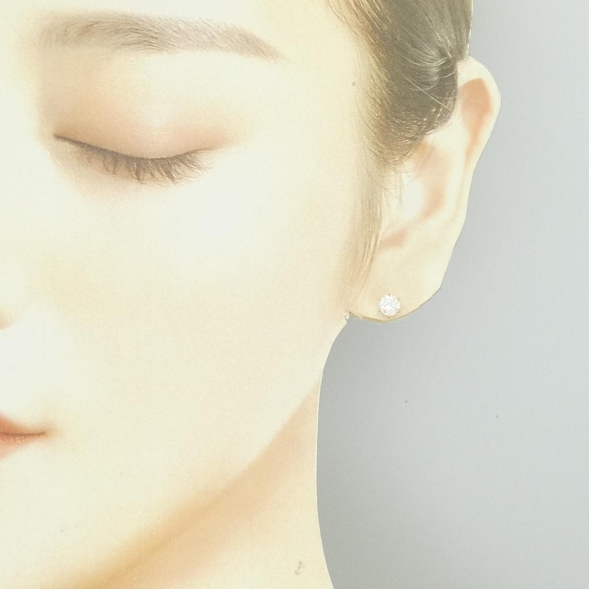 Authentic [Remake] K18YG/ST Diamond Piercings 0.401CT 0.405CT GH SI1-2 VG-GO... View 4