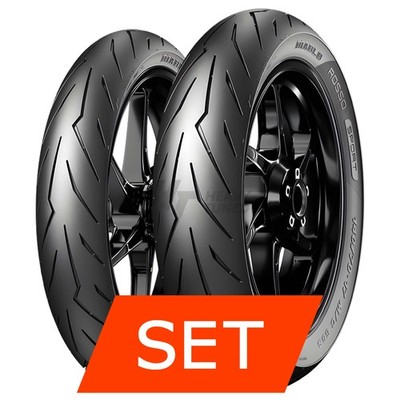 Reifenset Pirelli Diablo Rosso Sport für Super Soco TC 0 Max CBS 90/80-17