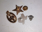 Dallas Cowboys Pendant, State TEXAS & Lone Star Yellow Rose Lapel Hat Pin. — photo 3