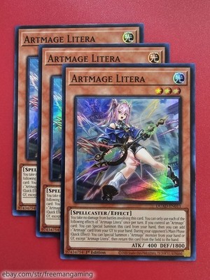 Yugioh Artmage Deck Core Set 18 card DUAD Litera Power Patron Theorealize