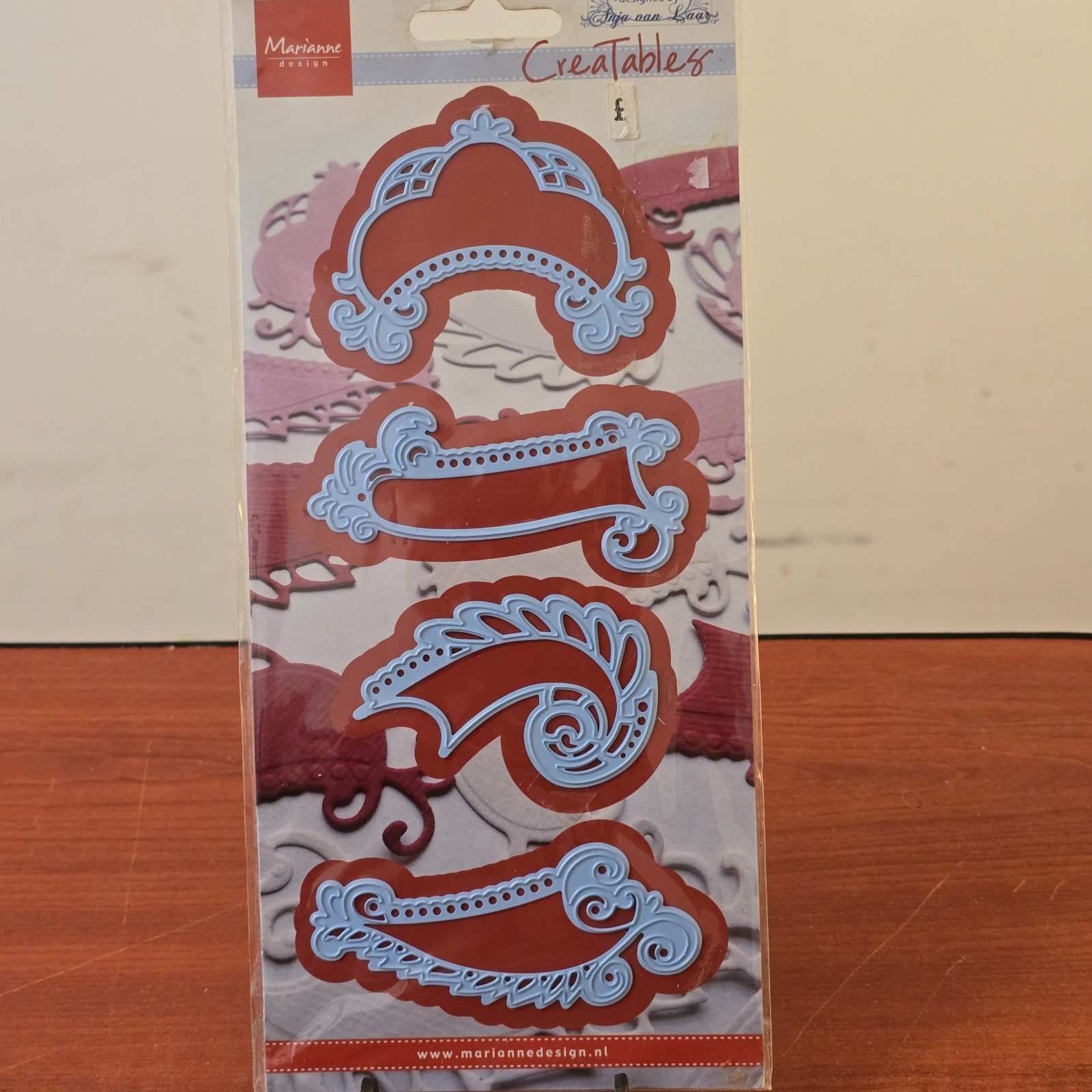 Marianne Design ""Anja's Labels"" Metal Craft Cutting Die LR0241 New