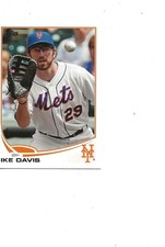 2013 TOPPS METS 1B IKE DAVIS