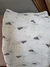 Aden Anais essential Baby Swaddle Blanket Muslin Mountain Polka Dot Pattern NWOT