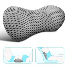 Lumbar Support Pillow for Office Chair, Memory Foam Lumbar Pillow for Lower B...
