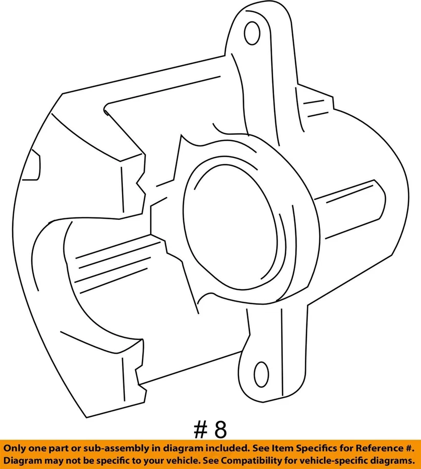 GM SS 2015 montaje de pinza, freno trasero 92292529 nuevo OEM Foto 4 de 4