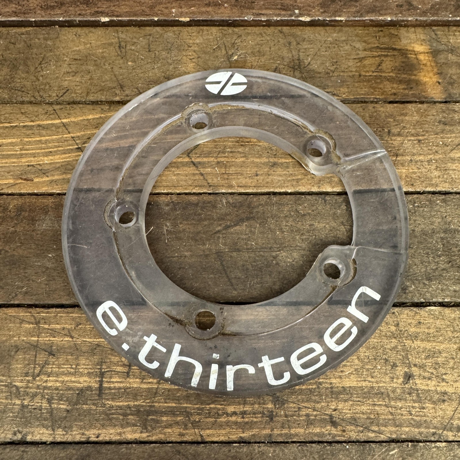 E*thirteen Bash Guard Clear 4-Bolt 110 BCD MTB Downhill Free