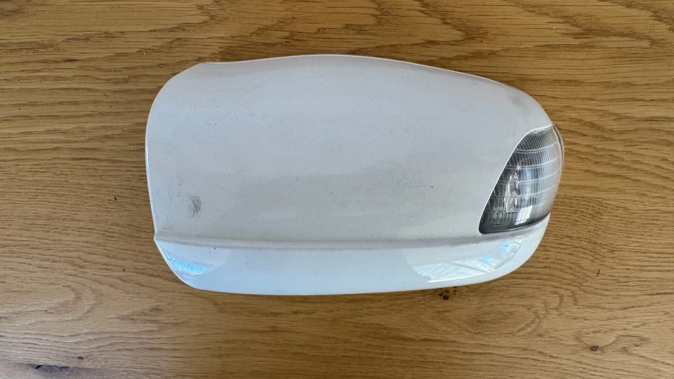 00-02 MERCEDES-BENZ E430 DRIVER/VISTA LATERAL IZQUIERDA COLOR BLANCO SOLO CUBIERTA CON LUZ Foto 2 de 4