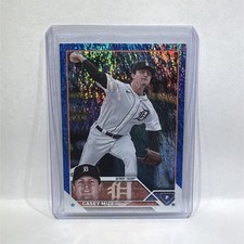 Topps 2023 Series 2 Blue Foil /999 #586 Casey Mize Detroit Tigers