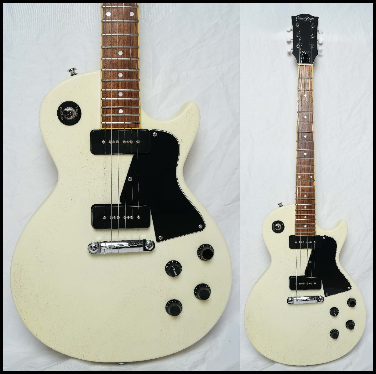 Grass Roots by ESP G-LS-57 White Blonde Les Paul Special Model