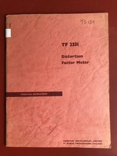 Marconi TF2331 Distortion Factor Meter.  Good condition and has manual change.