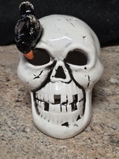 Halloween Skull Crow Raven Decor