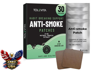 Quit Smoking Patches 21mg 30 Patches Herbal Stop Smoking Aid Reduce Cravings