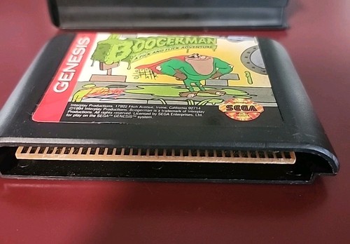 Boogerman: A Pick and Flick Adventure (Sega Genesis, 1994) W/ Box - Picture 4 of 8